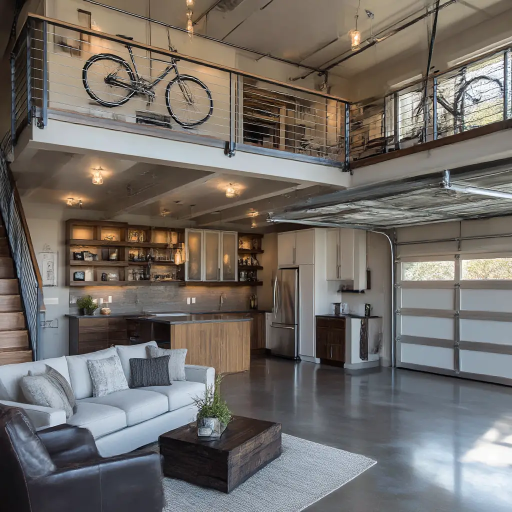 Multi-level garage apartment