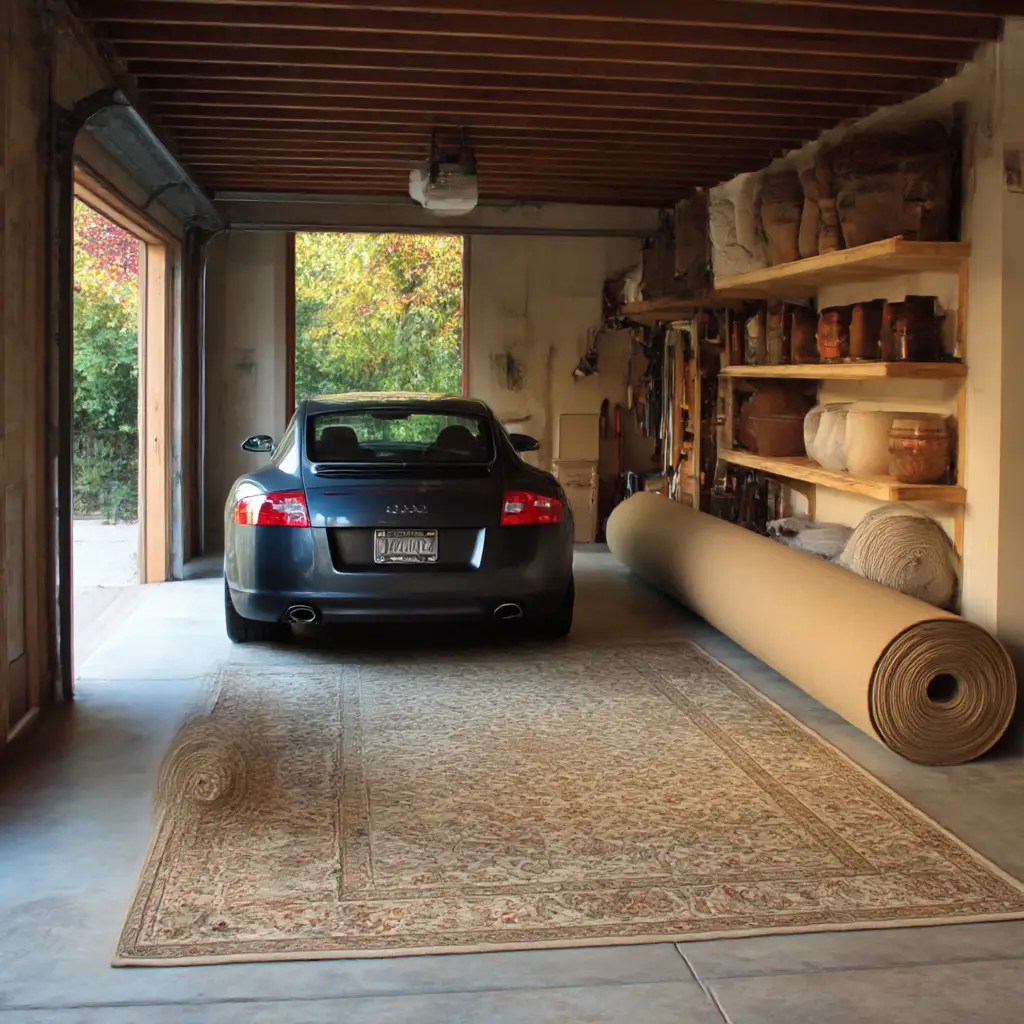 Old Carpet Roll