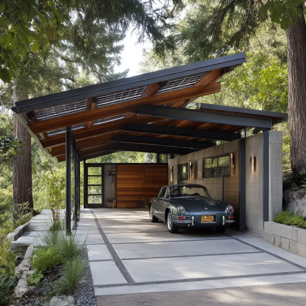 Open-Air Driveway Shelter