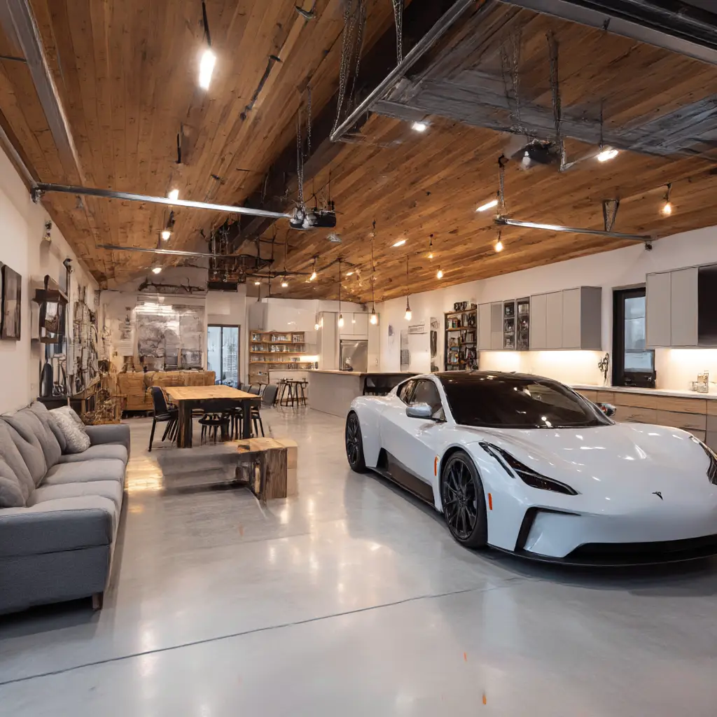 Open Concept Garage