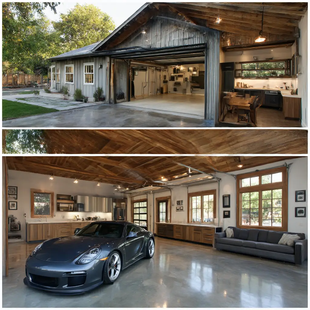 Open Concept Garage