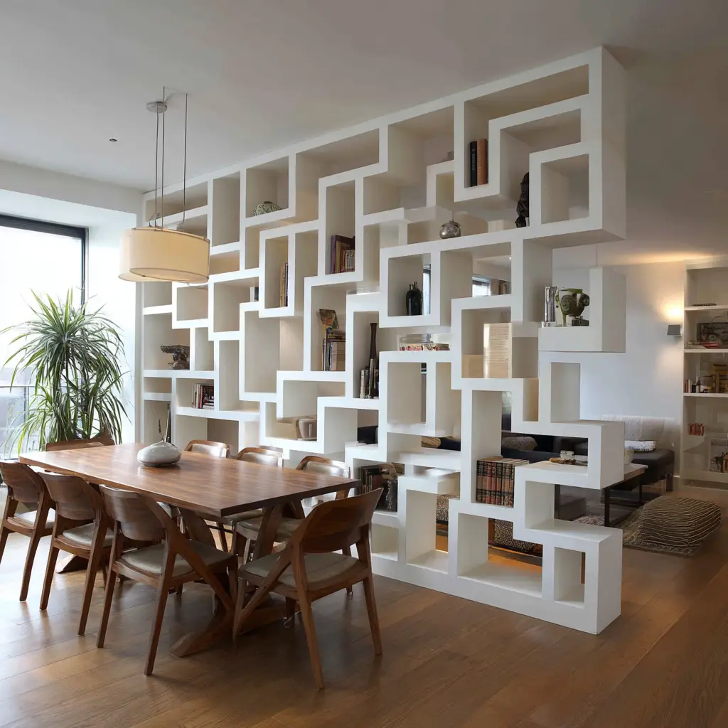 Open Cubic Shelf Partition