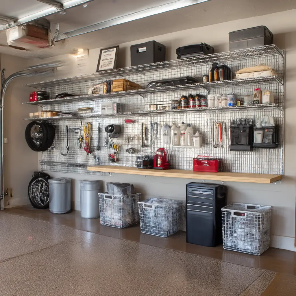 Open Wire Wall Racks