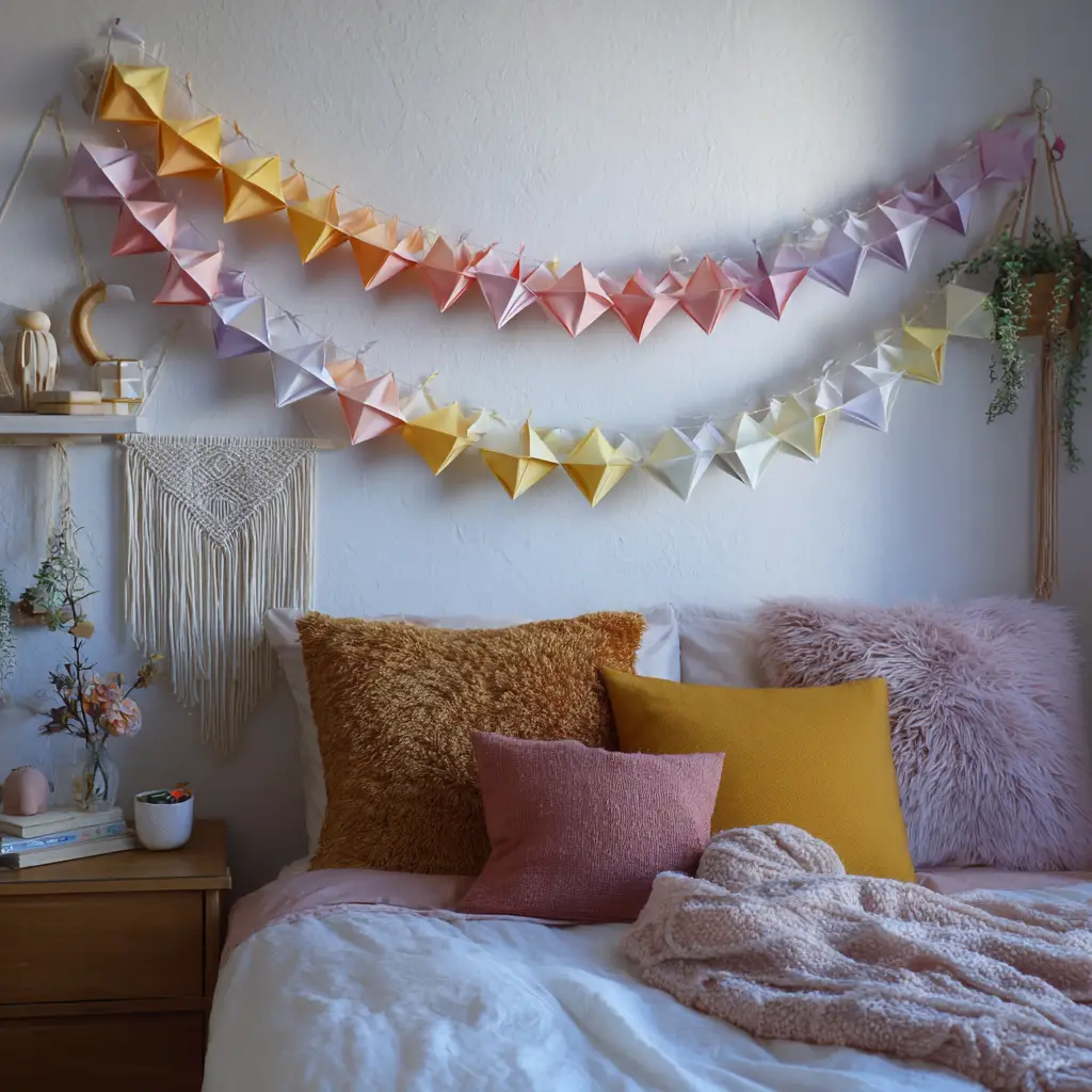 Origami Paper Garlands