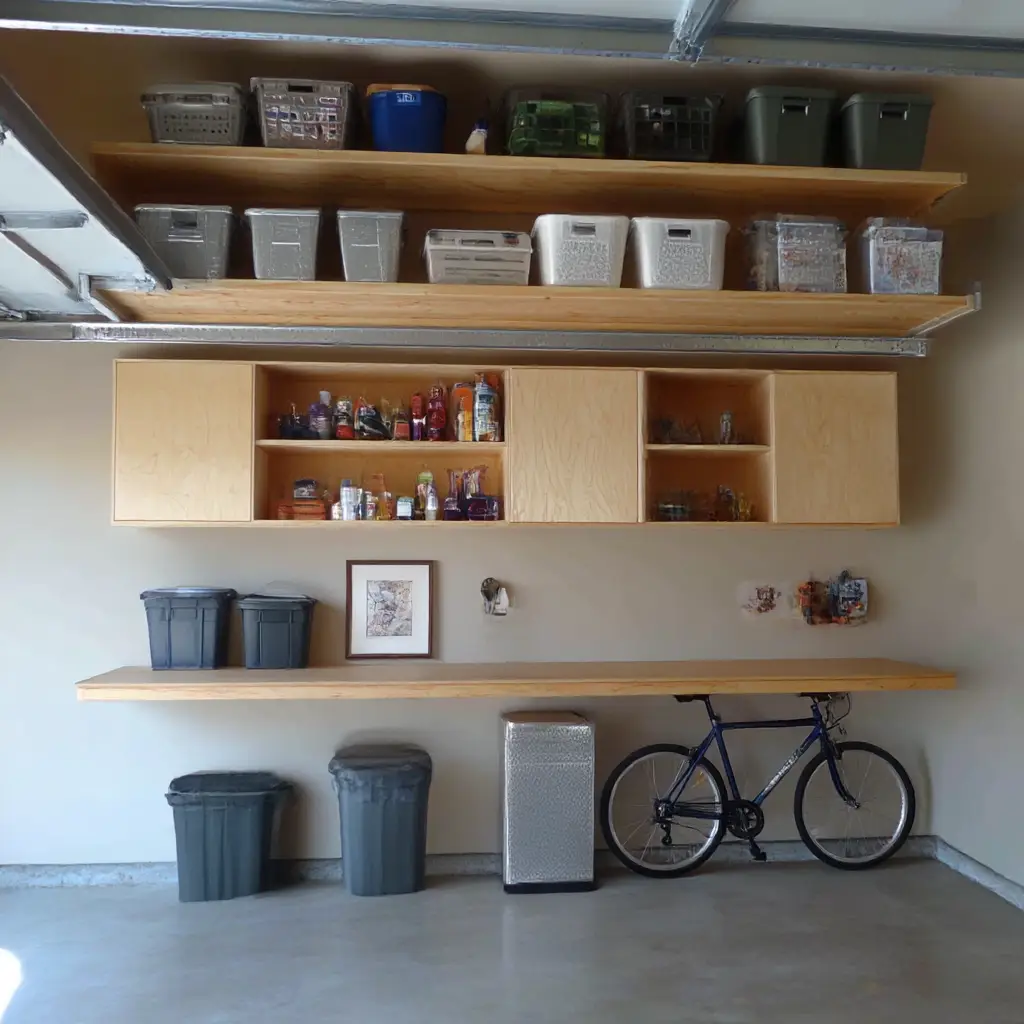 Overhead Shelves with Doors