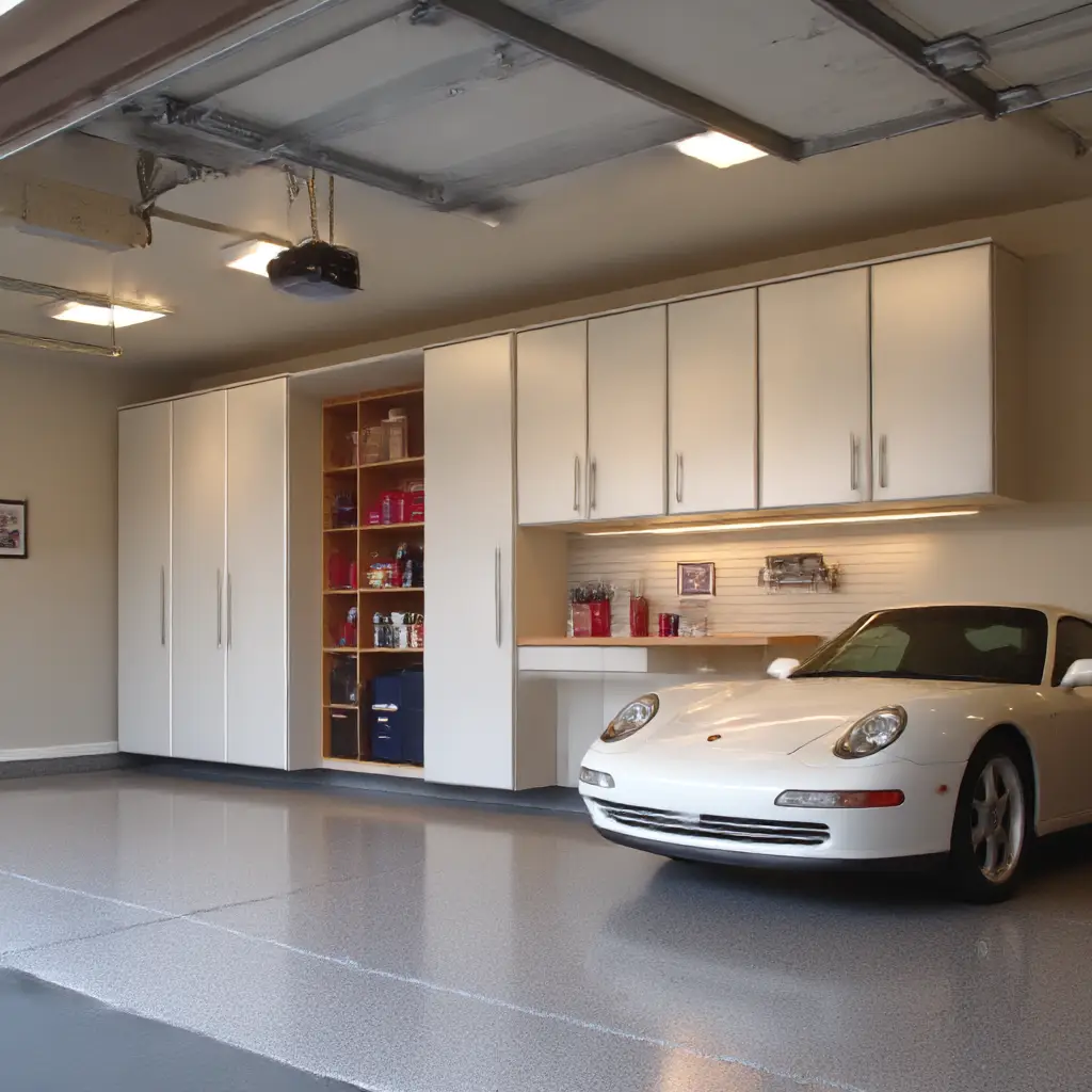 Overhead storage cabinets