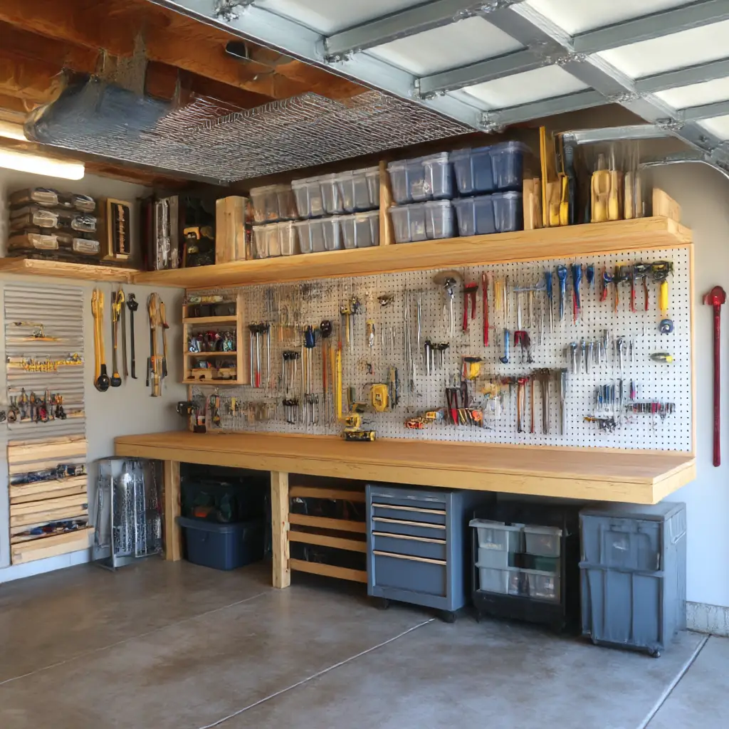 Overhead tool storage