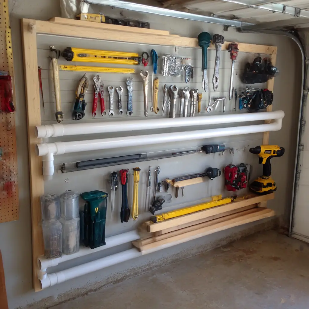 PVC pipe tool holders
