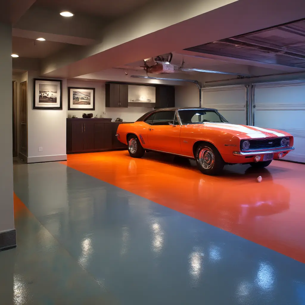 Painted Concrete