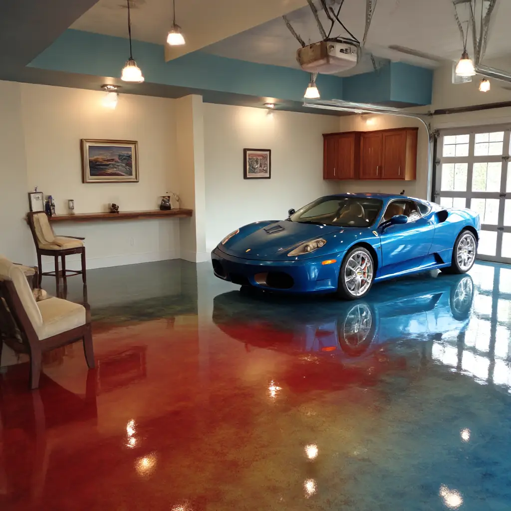 Painted Concrete Finish