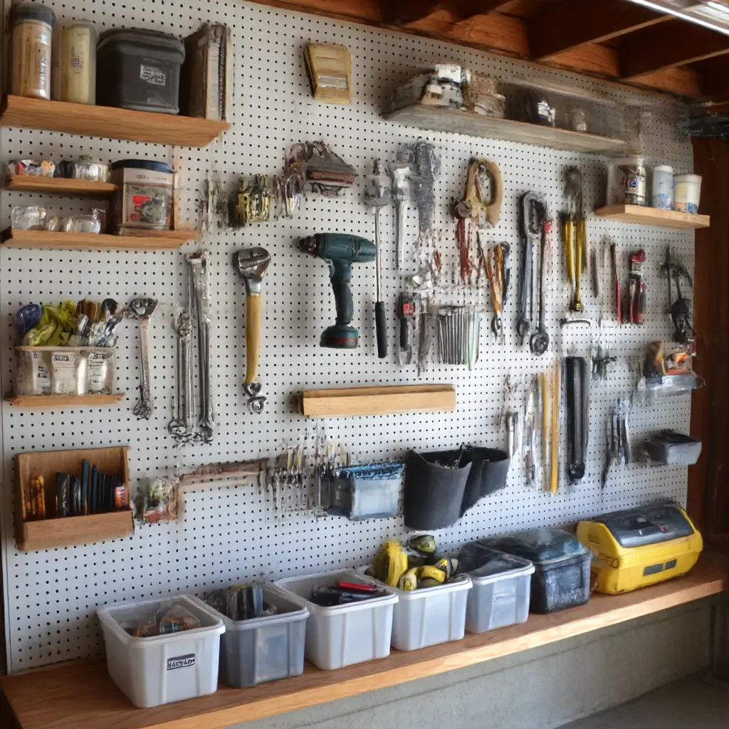 Pegboard Organization