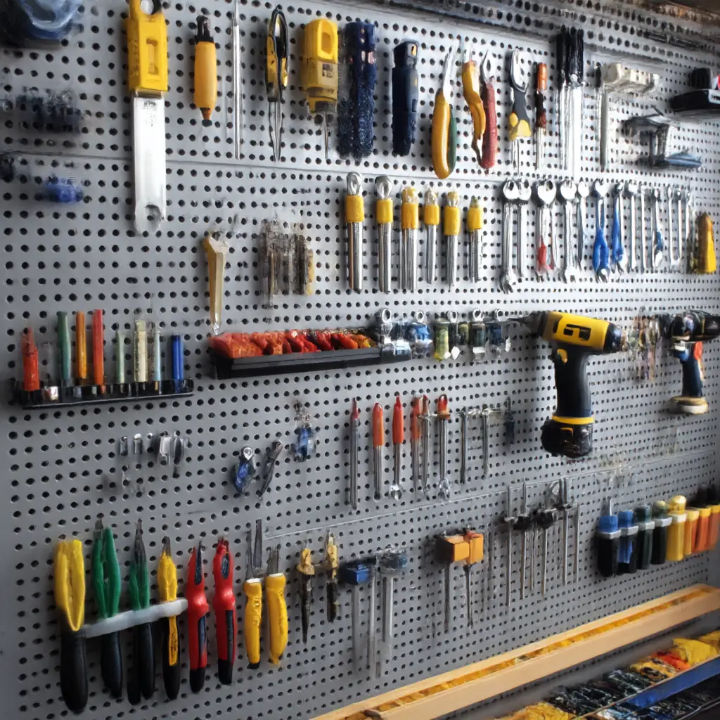 Pegboards for tools