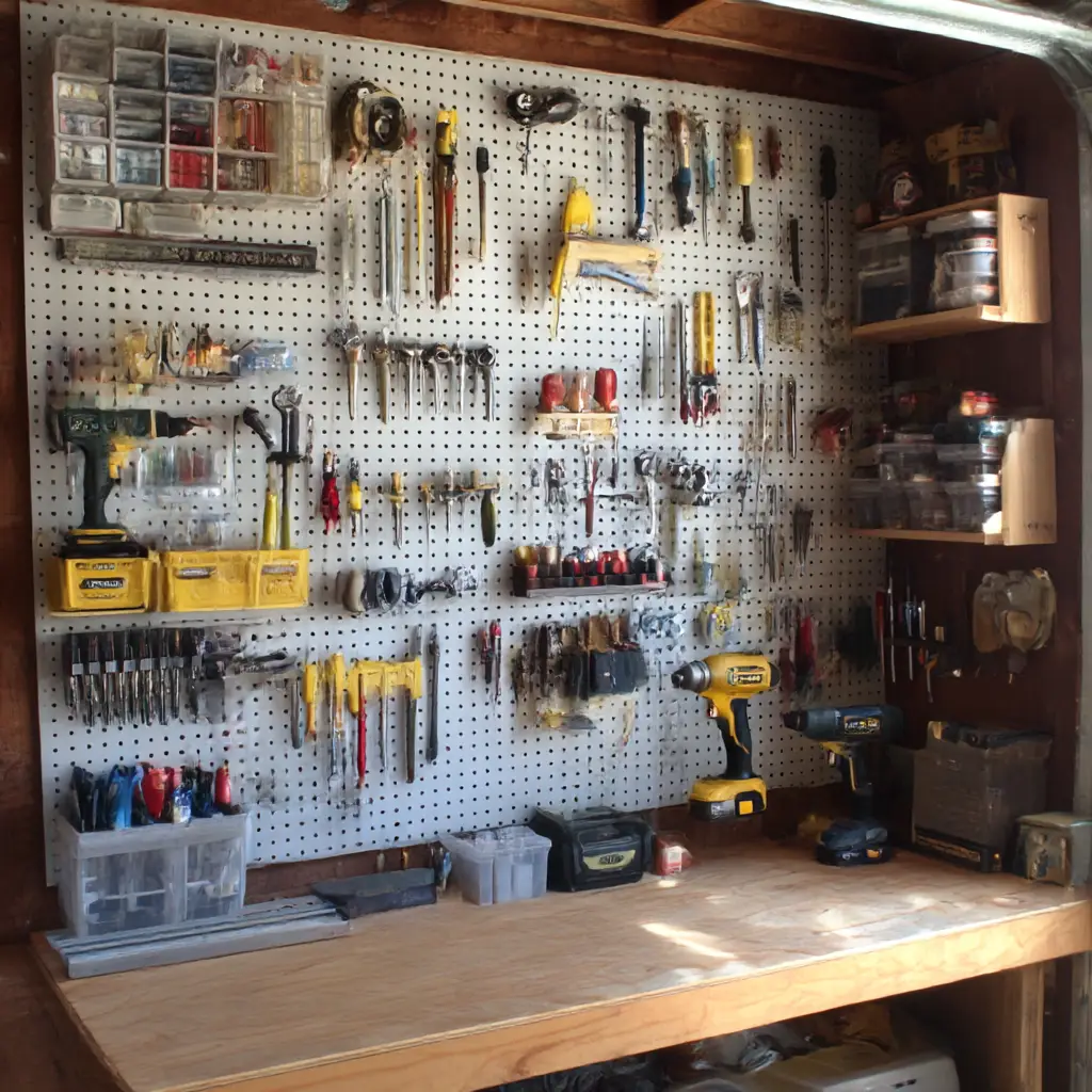 Pegboards for tools
