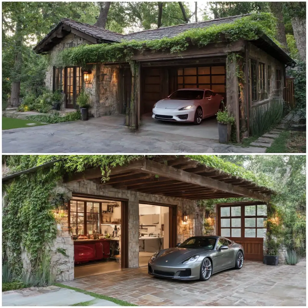 Pergola Style Car Garage