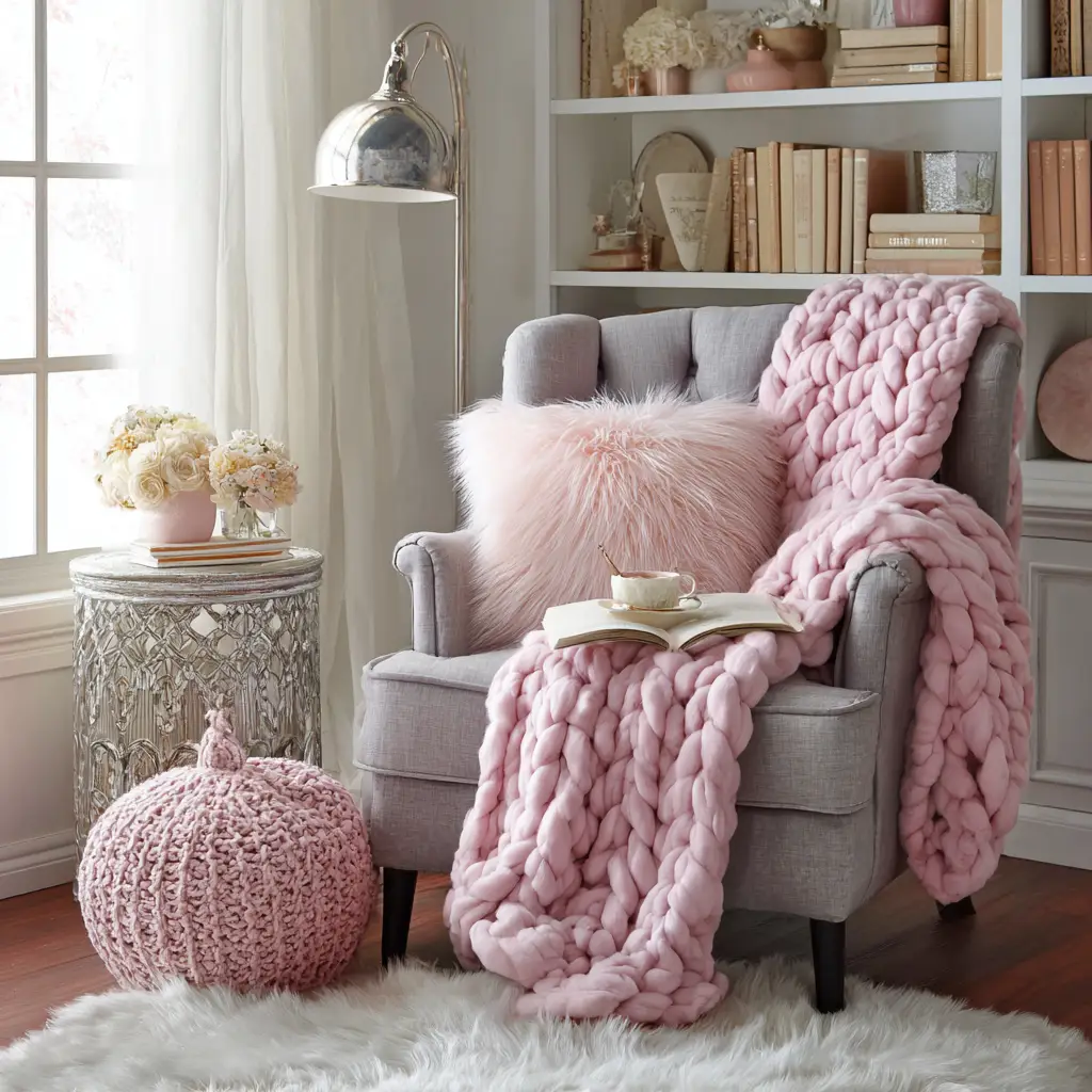 Pink Throw Blankets