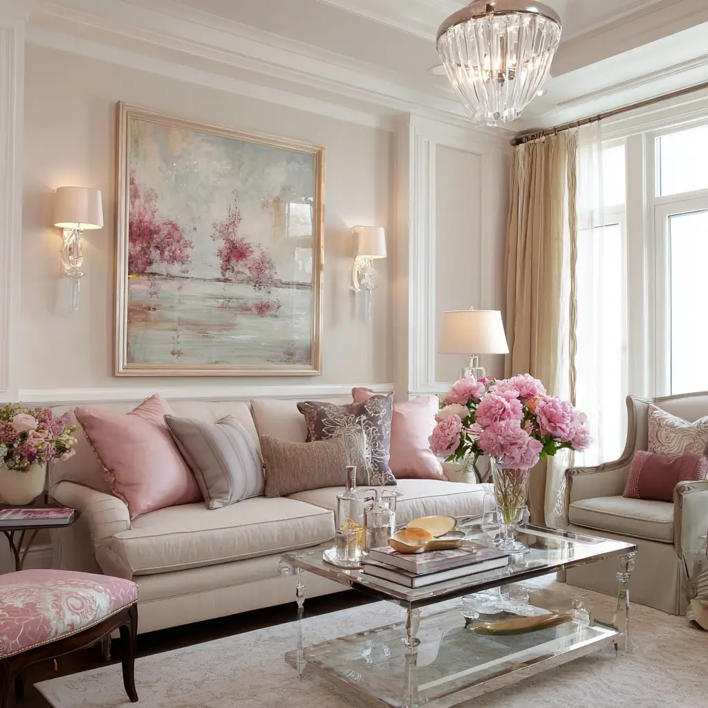 Pink and Beige Harmony