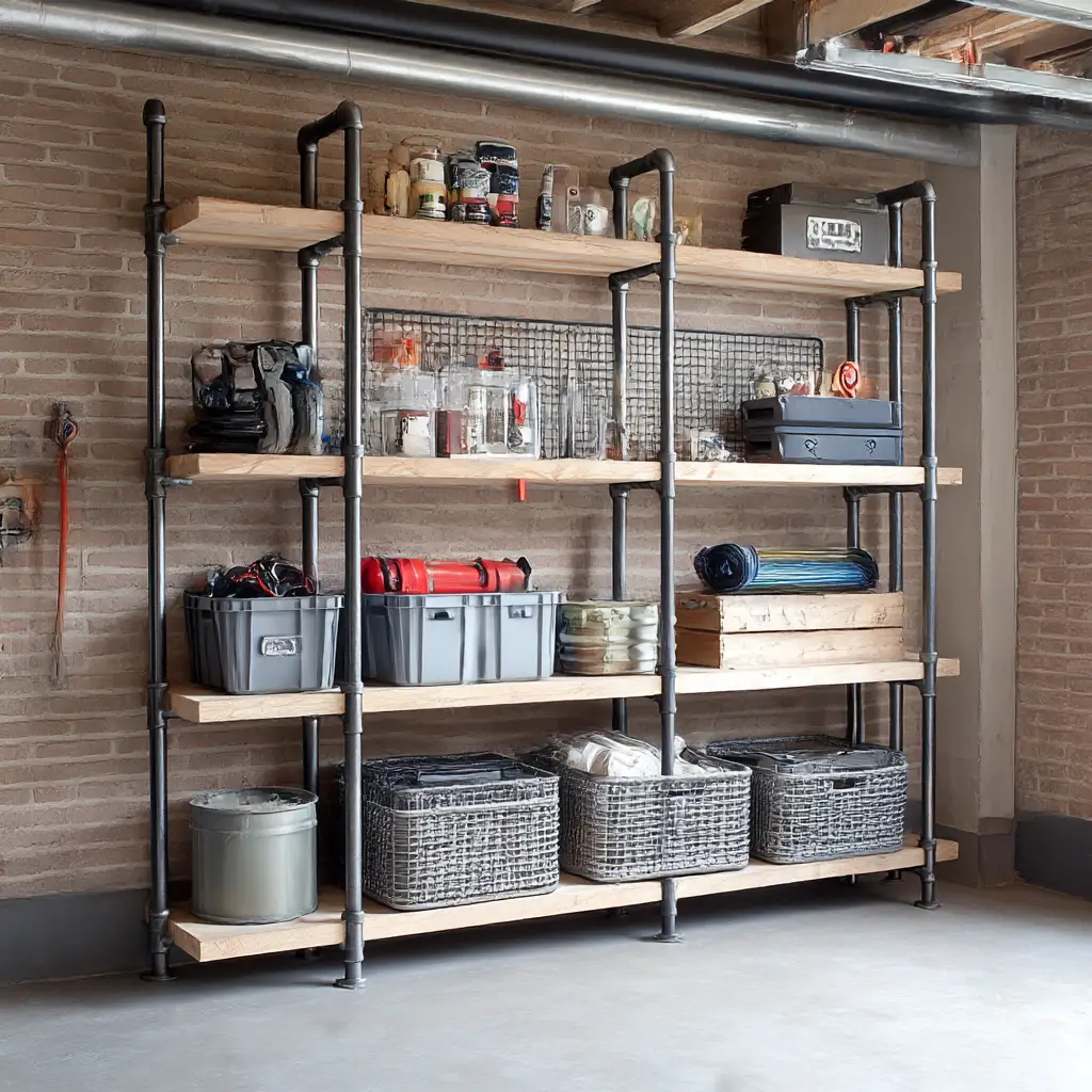 Pipe Frame Shelving
