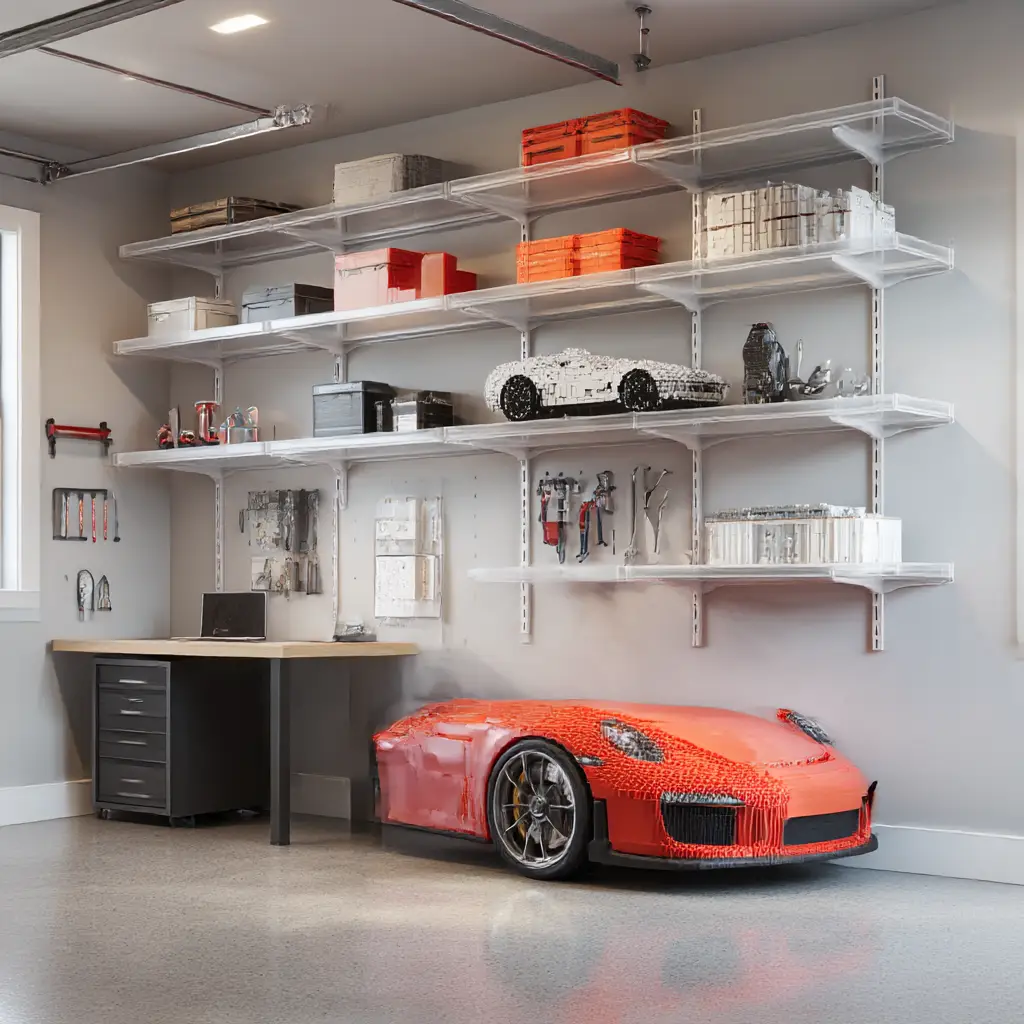 Plastic Resin Wall Shelves
