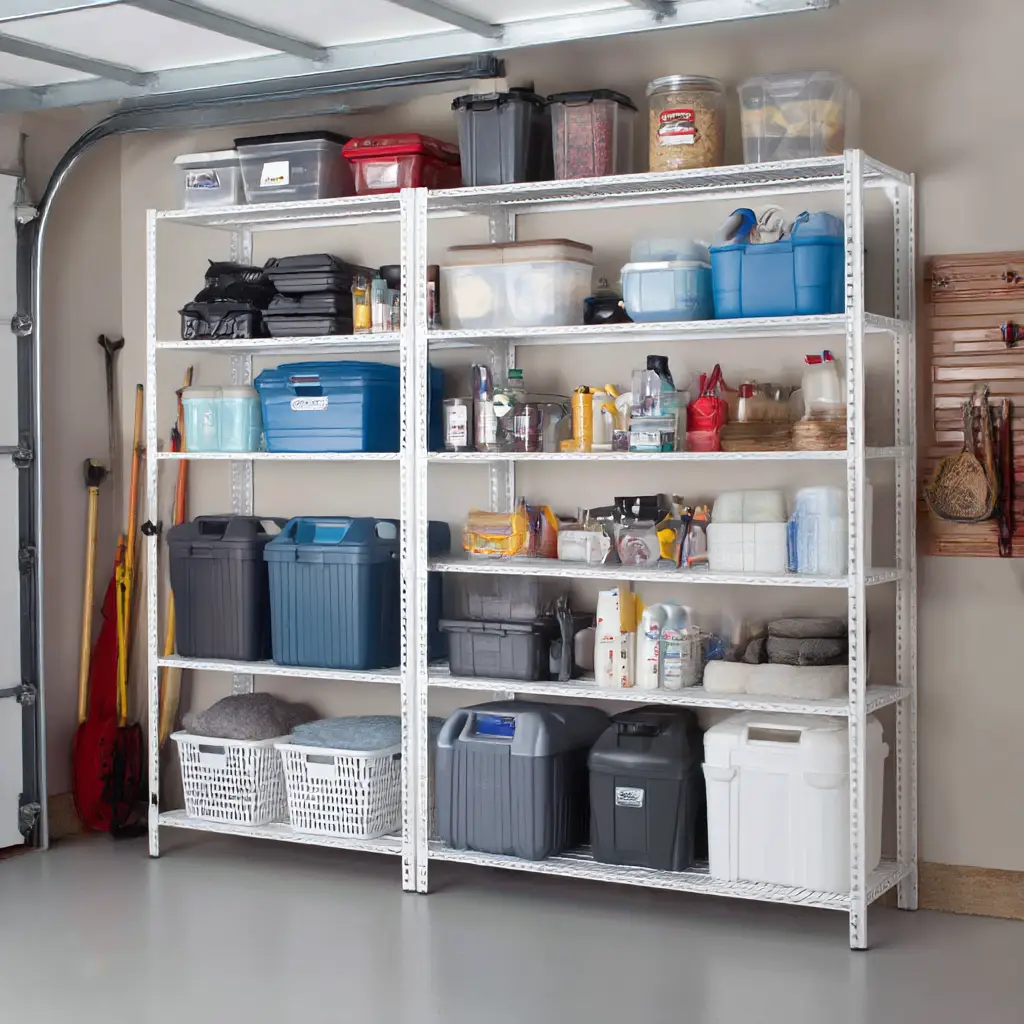 Plastic Shelving with Doors
