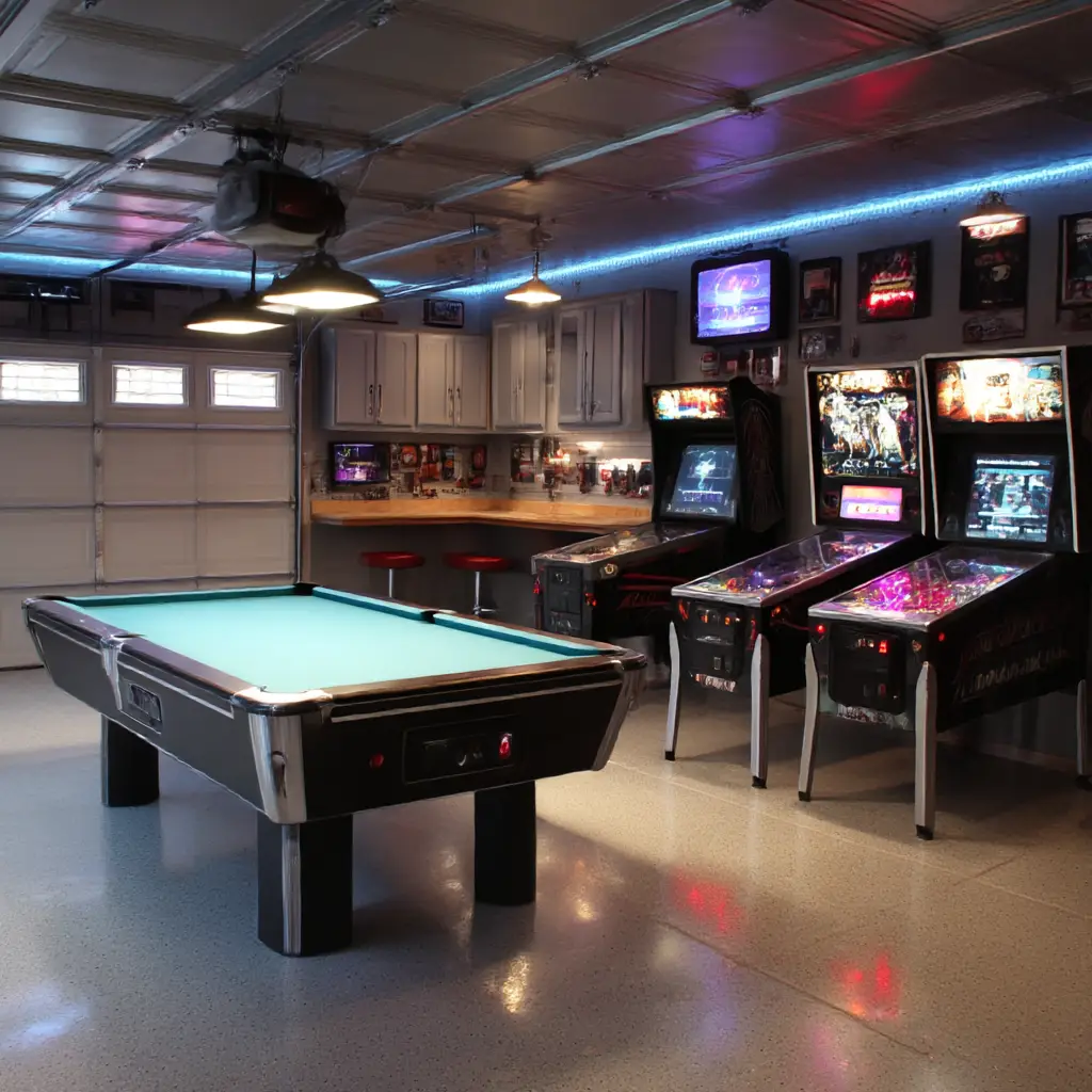 Pool Table and Arcade Games