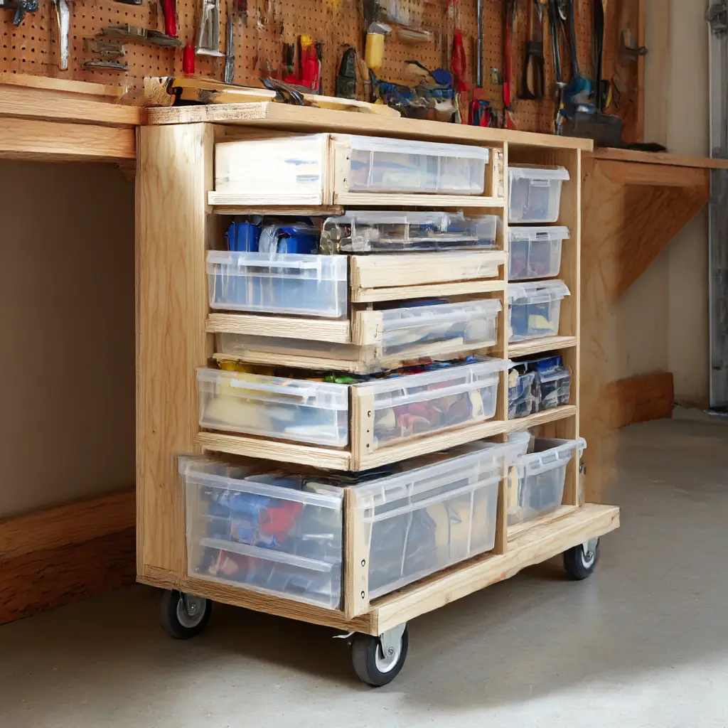 Portable drawer units