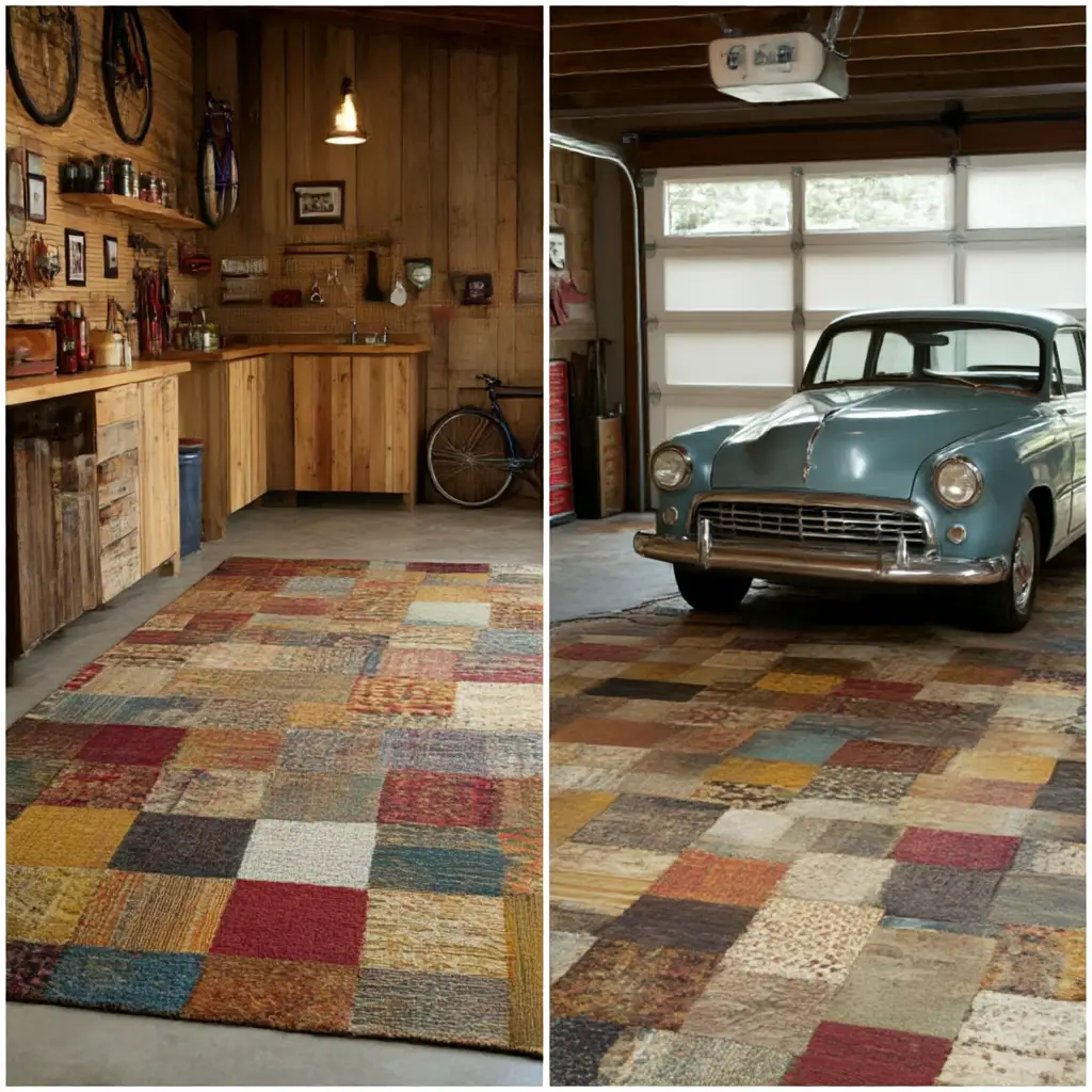 Repurpose Old Carpets for Flooring