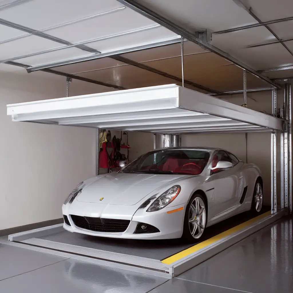 Retractable overhead platforms