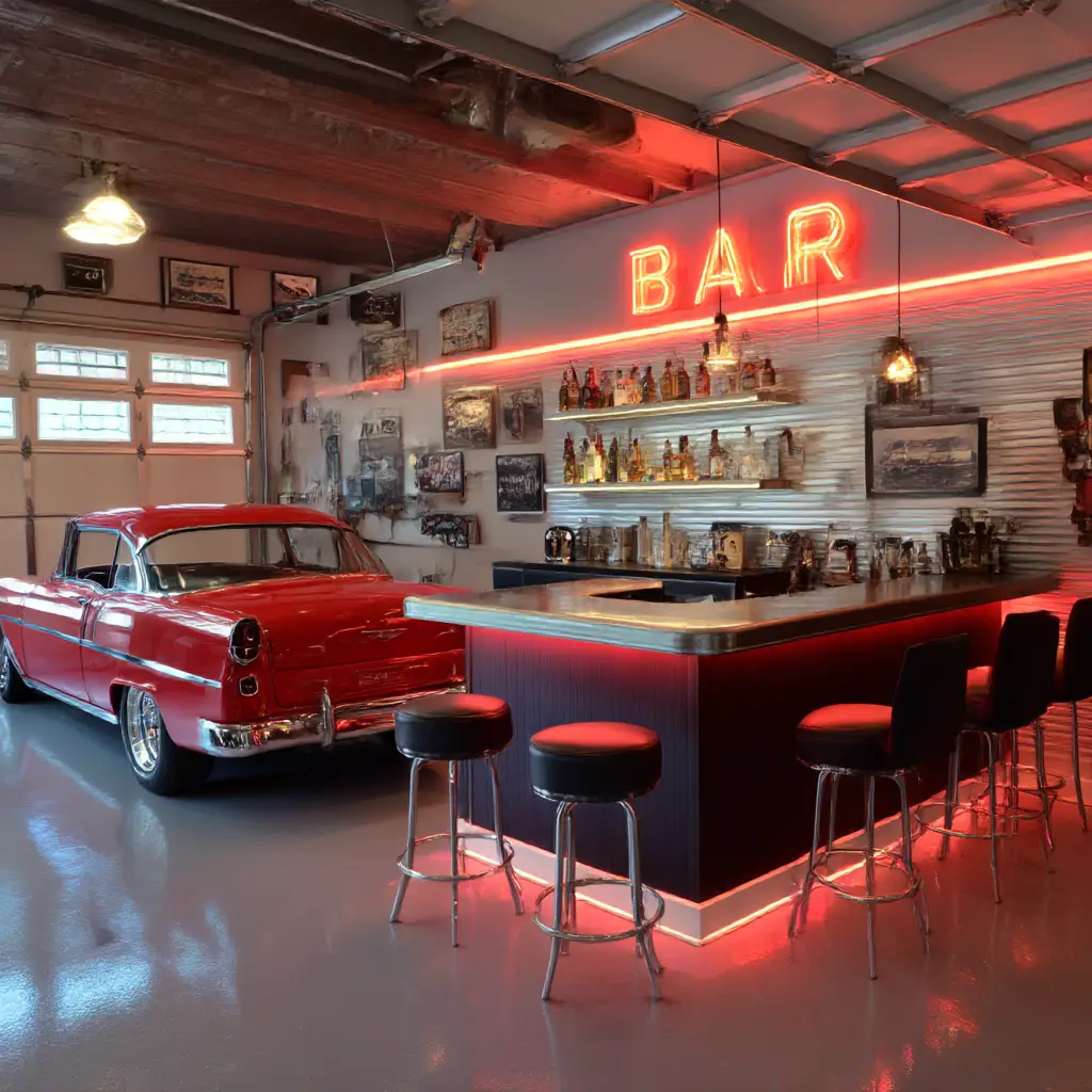 Retro Garage Bar