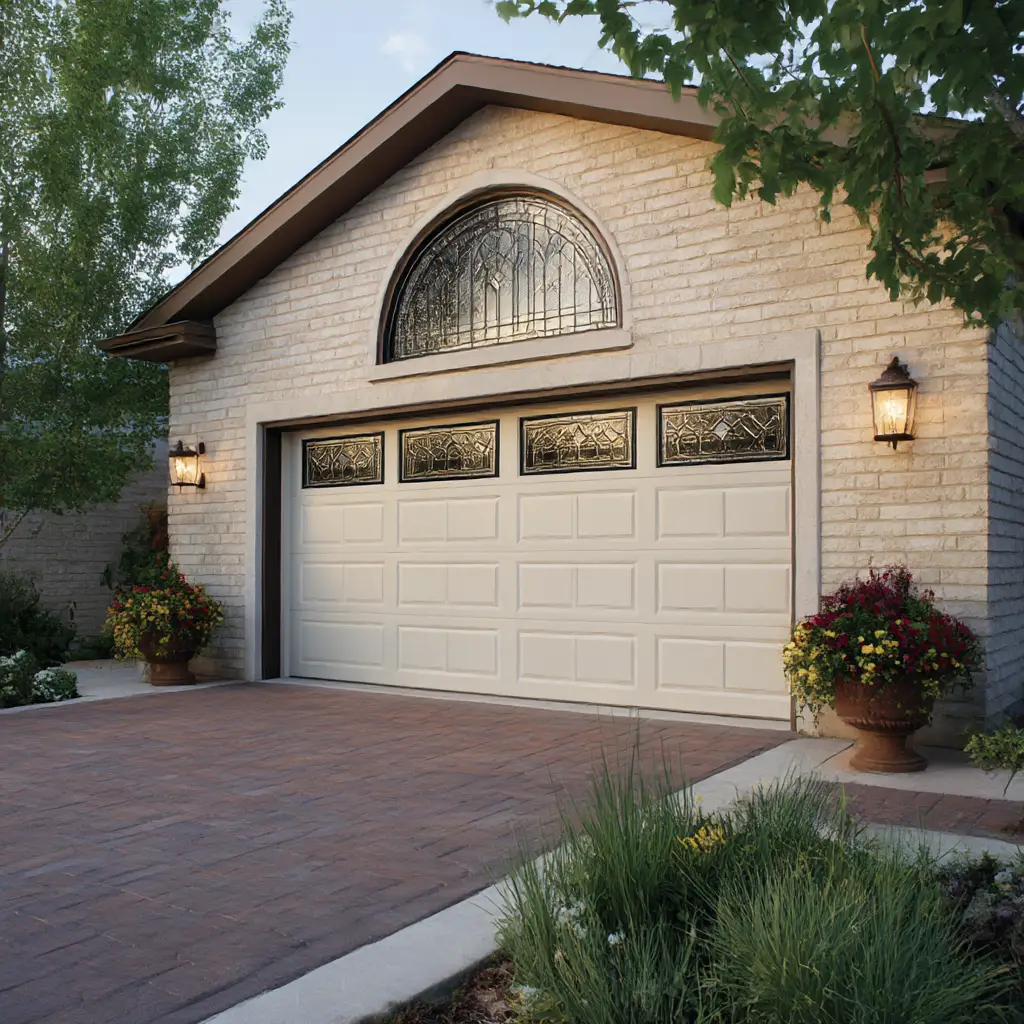 Roll-Up Doors with Decorative Windows