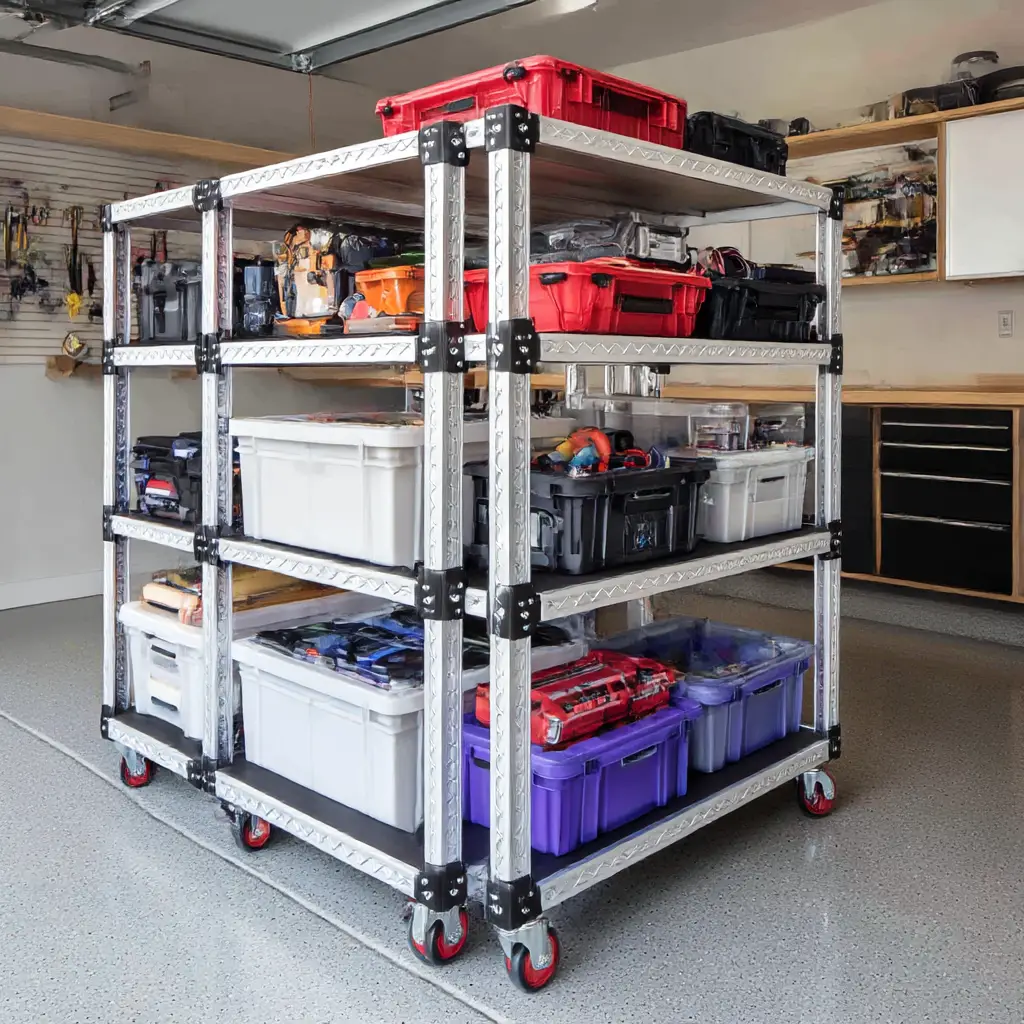 Rolling storage carts