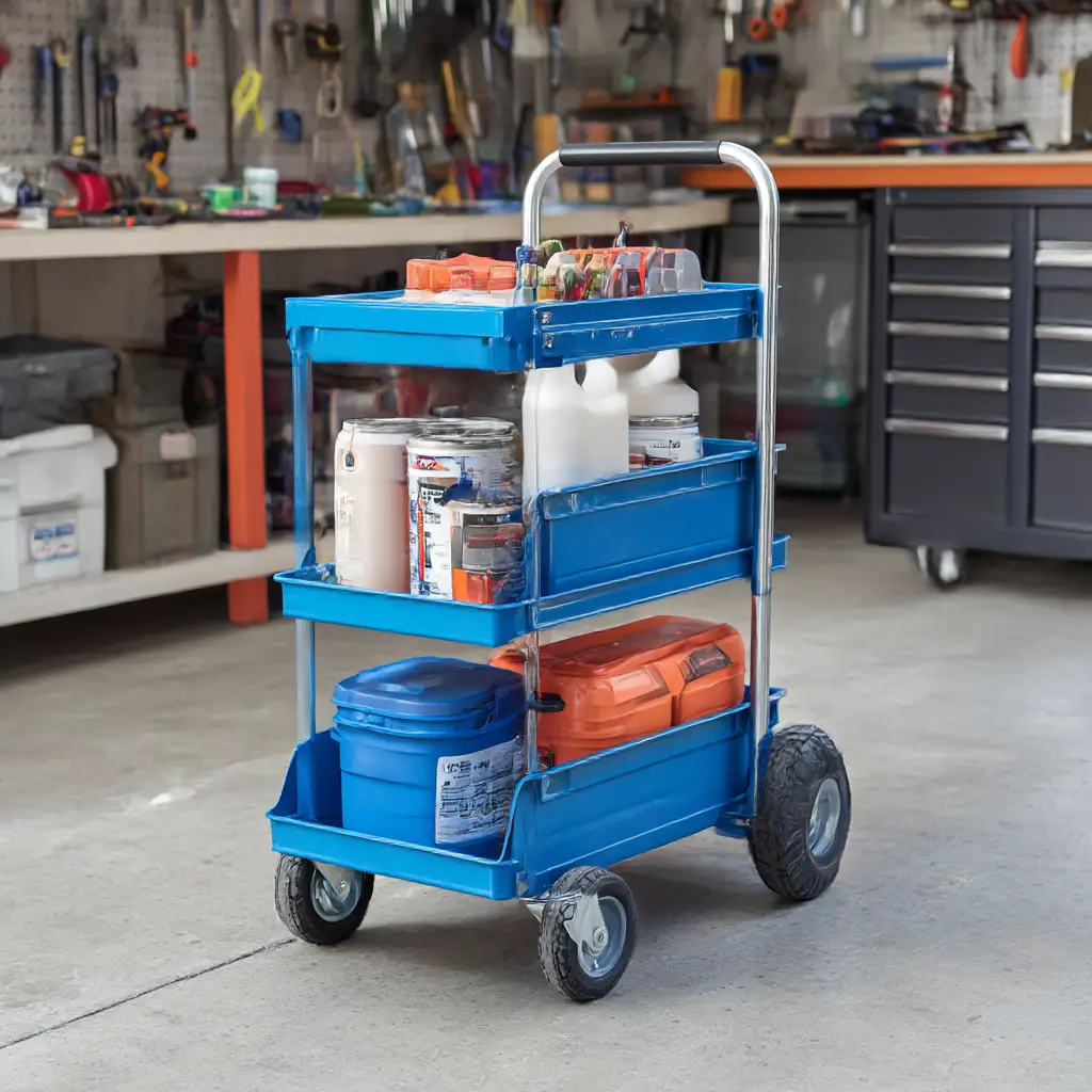 Rolling utility cart