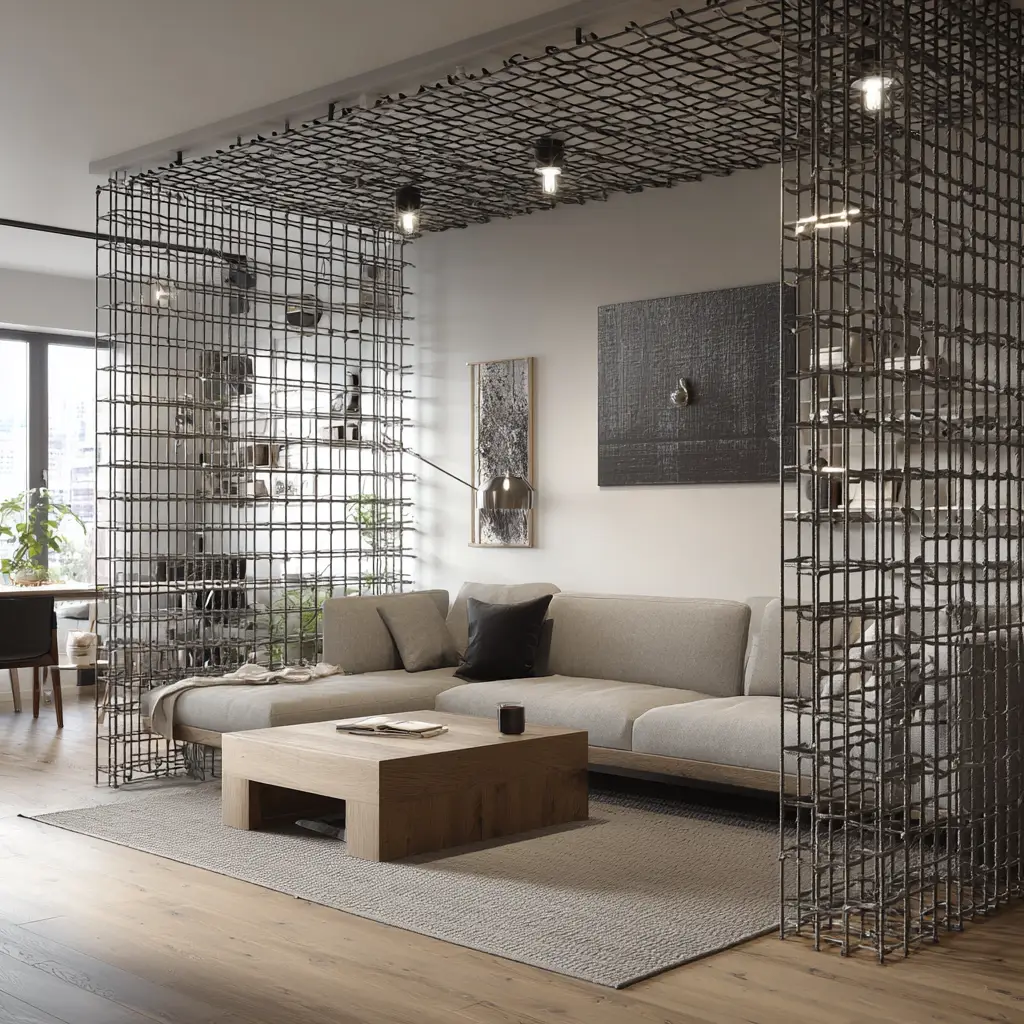 Rope or Wire Partition
