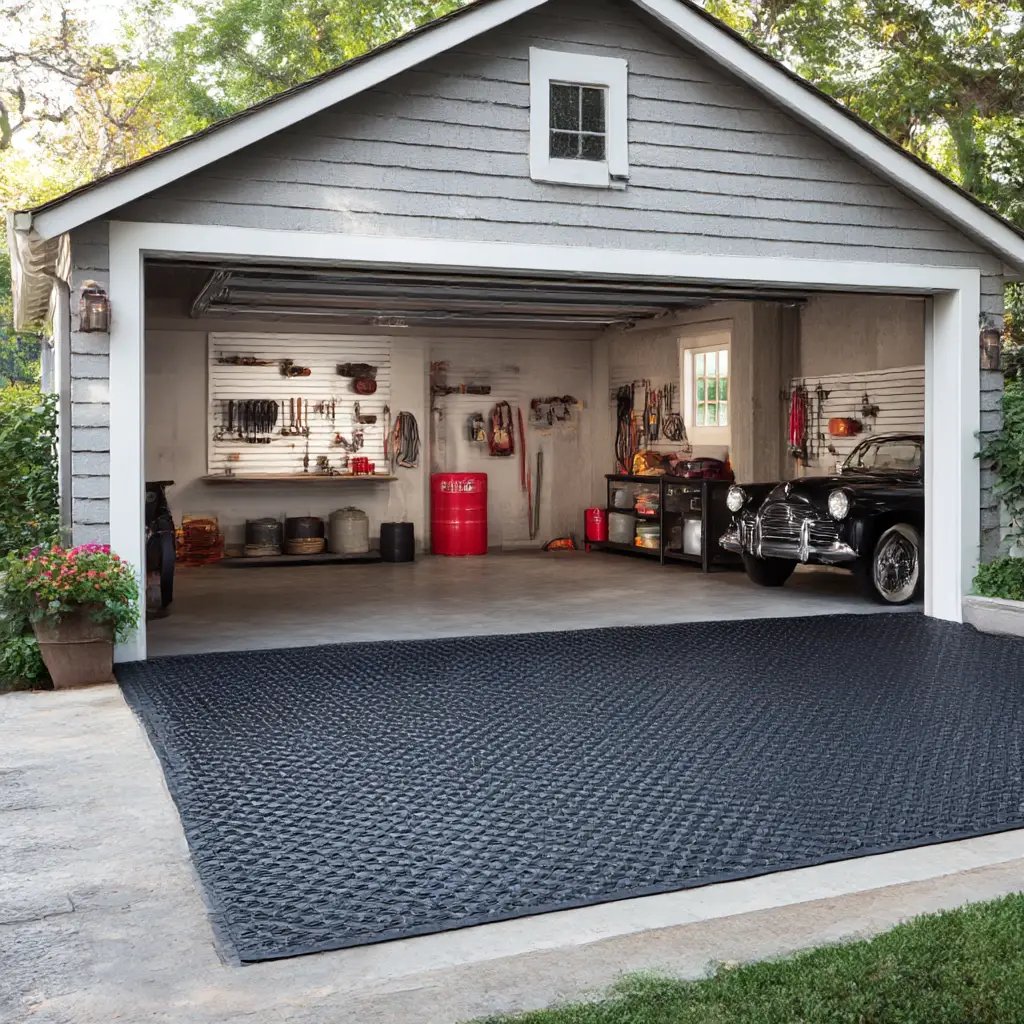 Rubber Mats Over Concrete