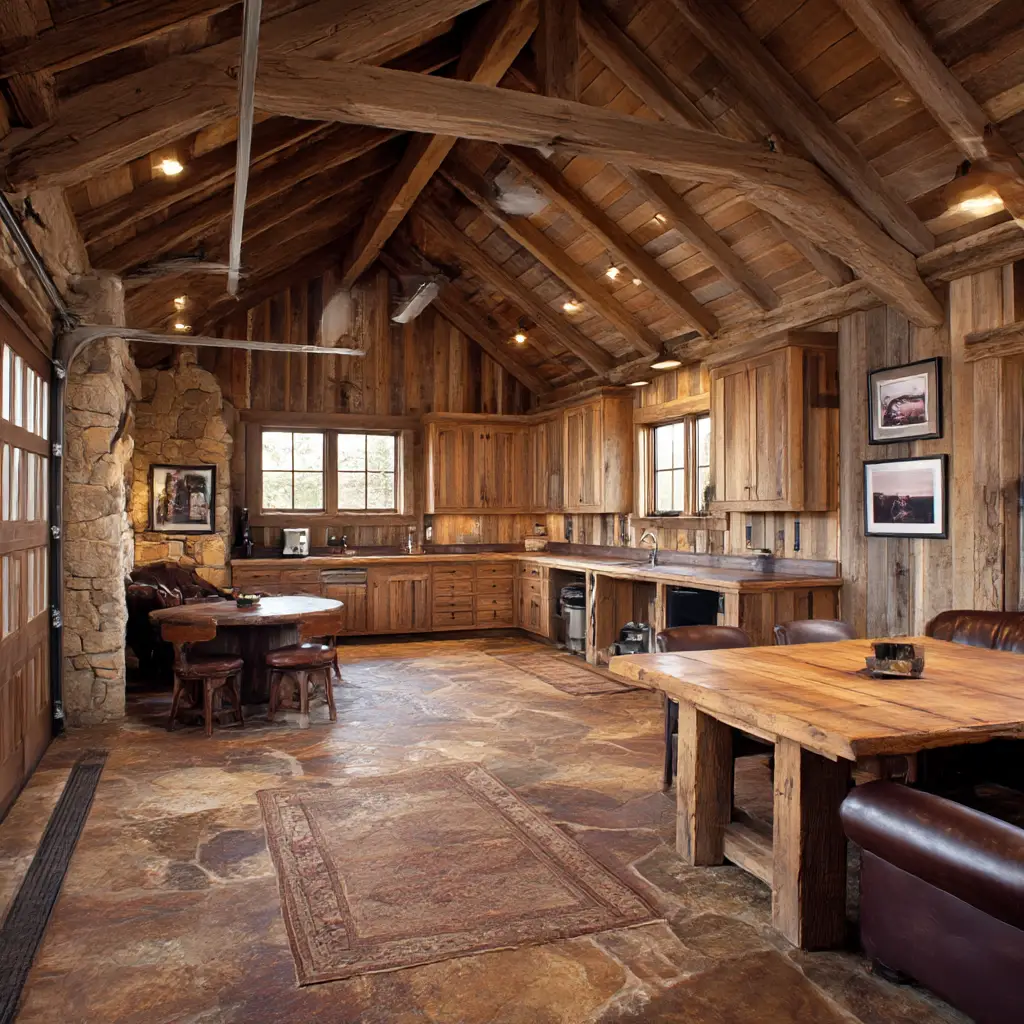 Rustic Garage Layout