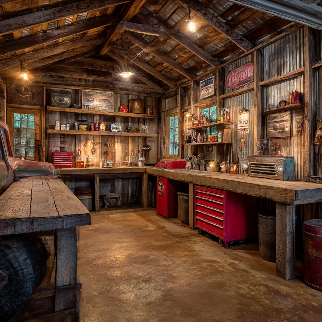 Rustic workshop theme