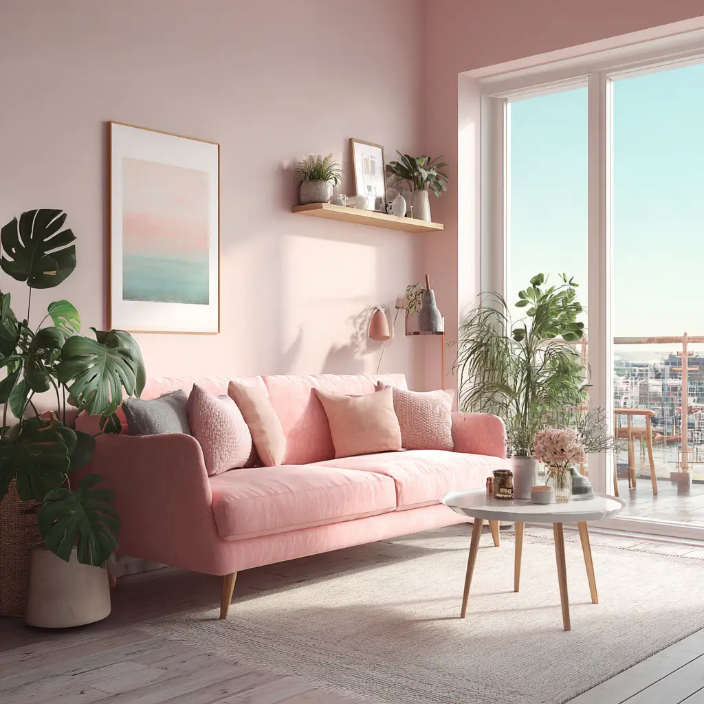 Scandinavian Pink Minimalism