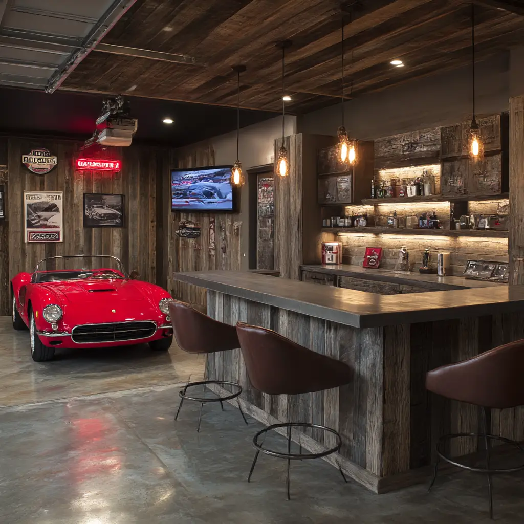 Seasonal Garage Bar