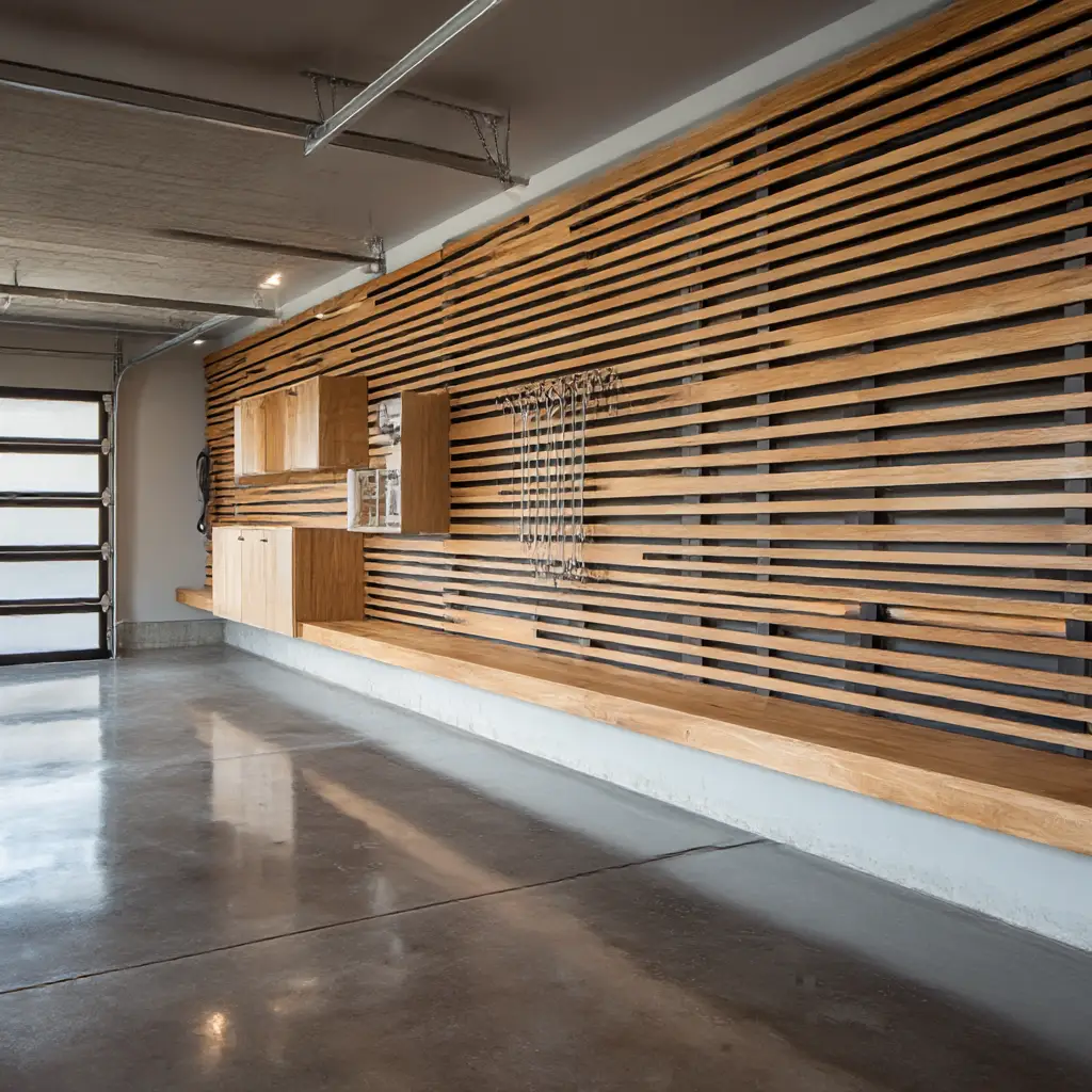Slat wall panels