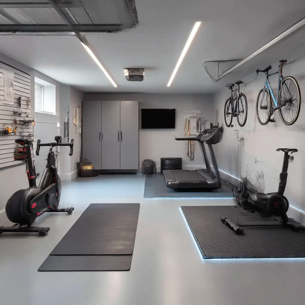 Sleek cardio corner