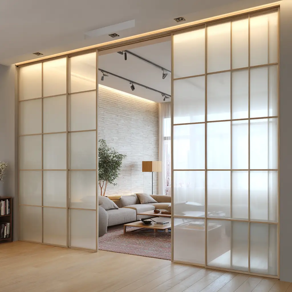 Sliding Door Partition