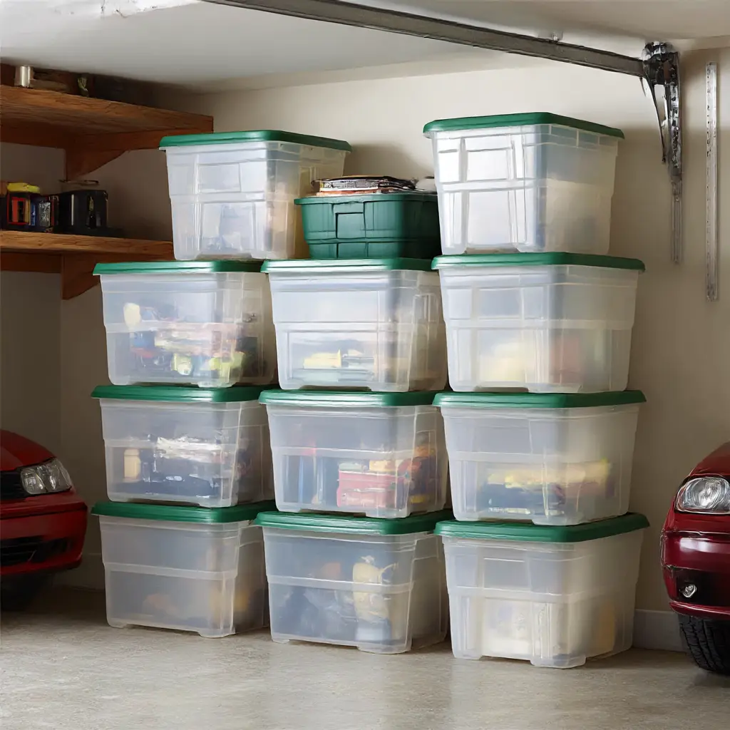 Stackable Plastic Totes