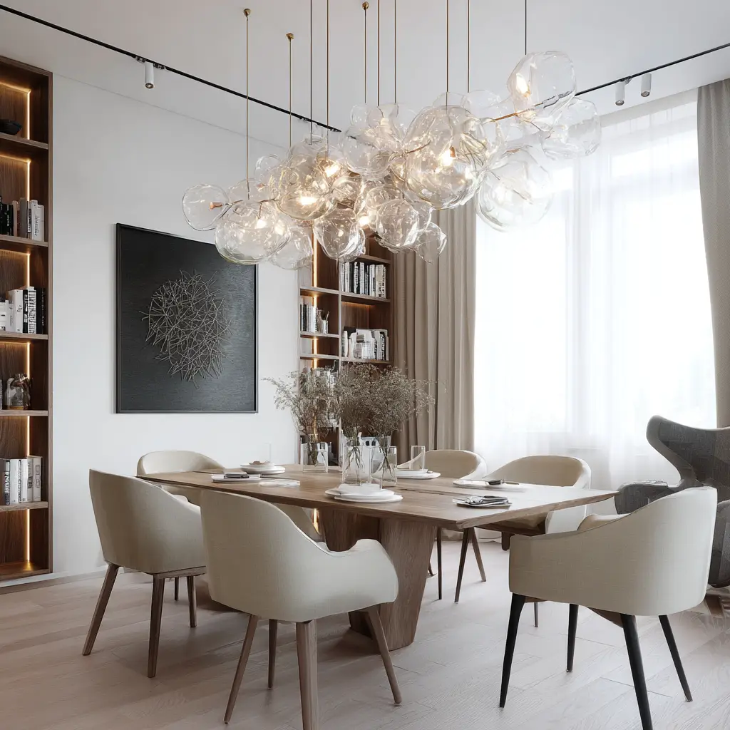Statement Lighting as Furniture Accent
