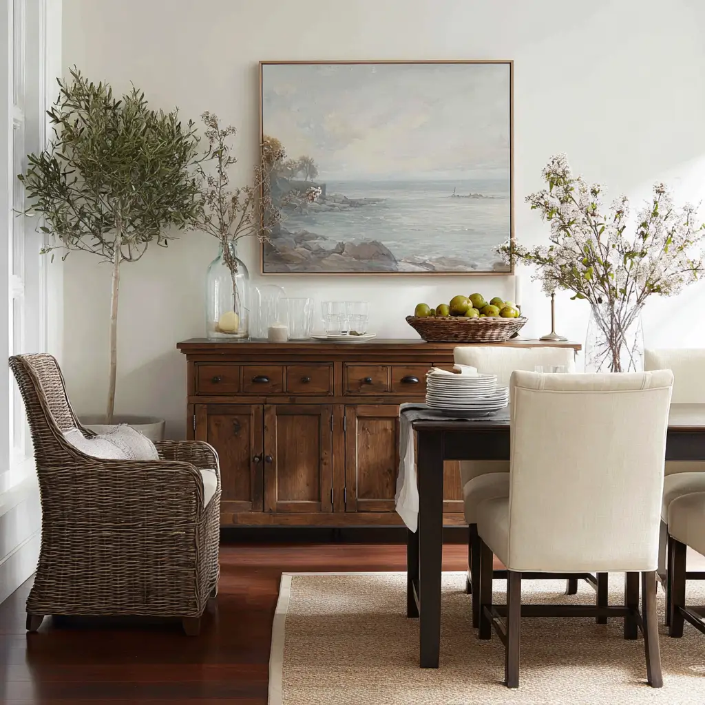 Storage-Friendly Buffet Table