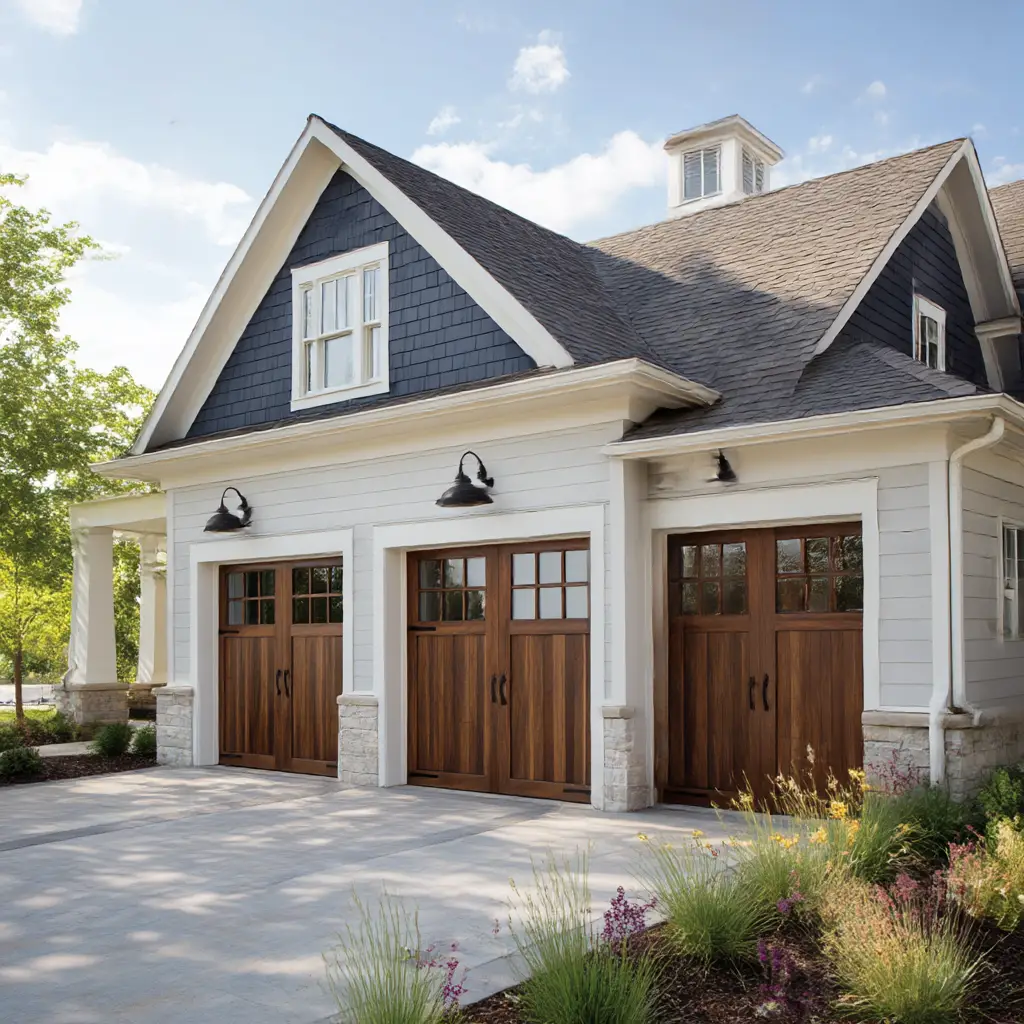 Two-Tone Garage Doors