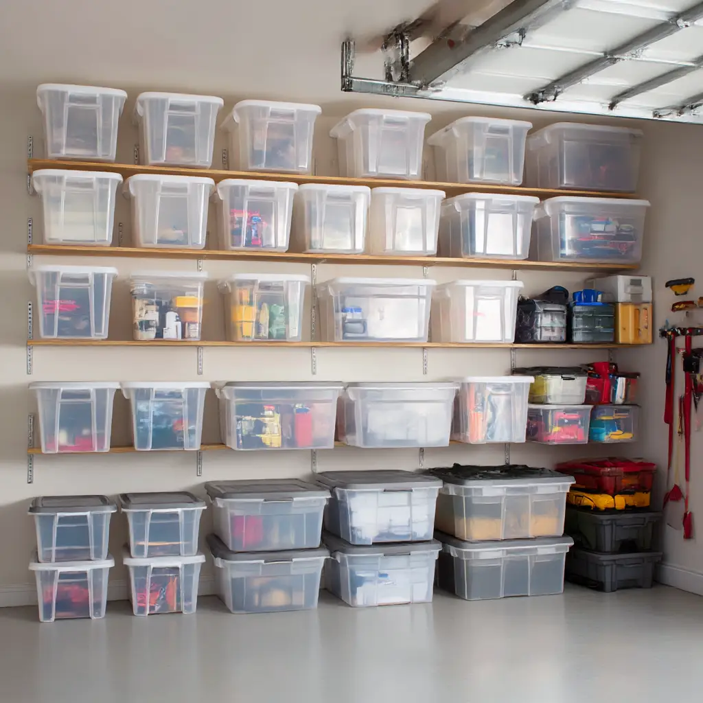 Use Clear Storage Bins