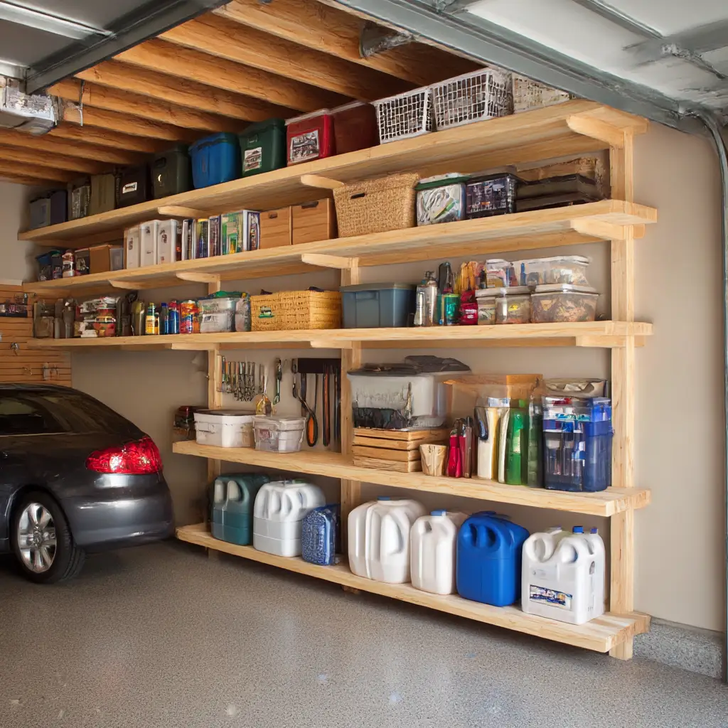 Use Garage Shelves Smartly