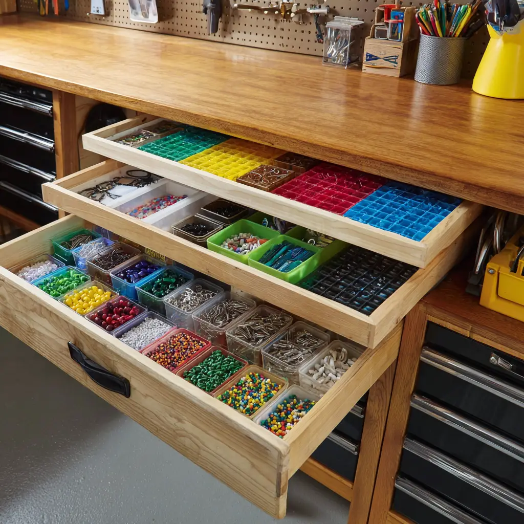 Use drawer organizers