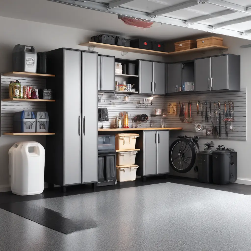 Utility storage cabinets
