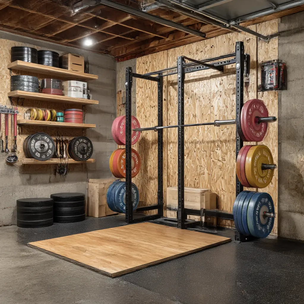  Vertical Barbell Storage