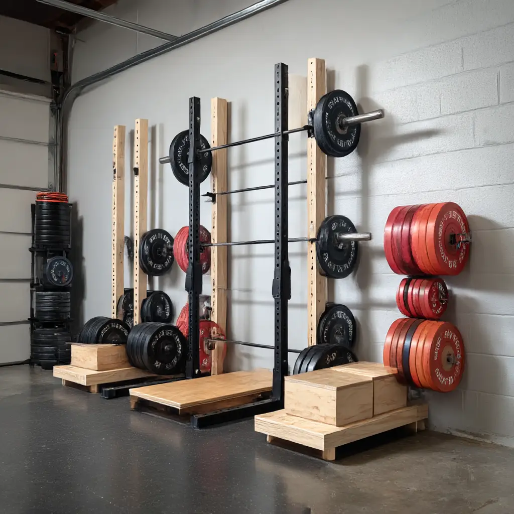 Vertical Barbell Storage